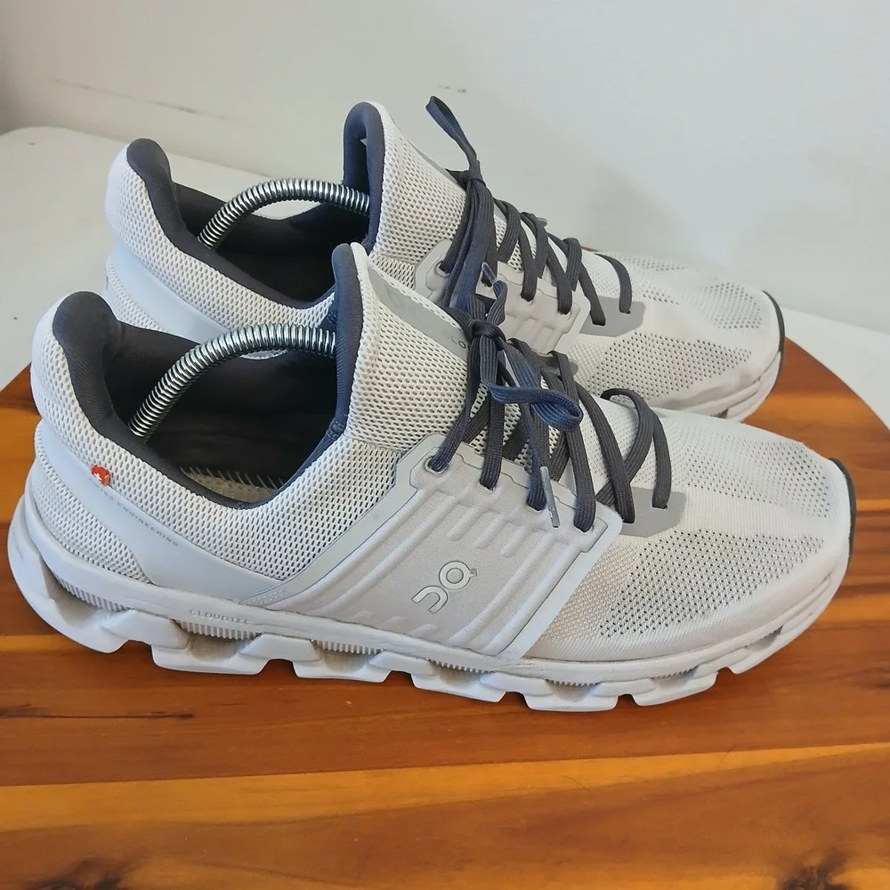On Cloudswift 3 AD Mens 13 Frost Glacier Running Shoes Sneakers 3MD10241421